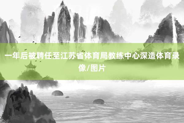 一年后被聘任至江苏省体育局教练中心深造体育录像/图片