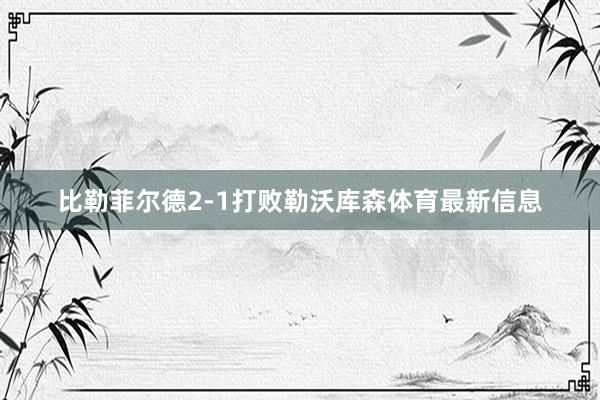 比勒菲尔德2-1打败勒沃库森体育最新信息