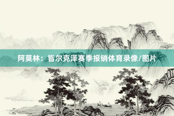 阿莫林：皆尔克泽赛季报销体育录像/图片