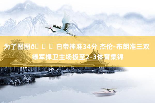为了图图👊白帝神准34分 杰伦-布朗准三双 绿军捍卫主场扳至2-3体育集锦