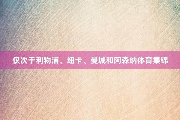 仅次于利物浦、纽卡、曼城和阿森纳体育集锦