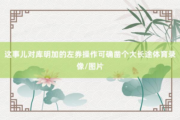 这事儿对库明加的左券操作可确凿个大长途体育录像/图片