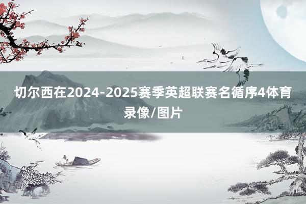 切尔西在2024-2025赛季英超联赛名循序4体育录像/图片