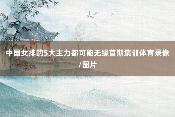 中国女排的5大主力都可能无缘首期集训体育录像/图片